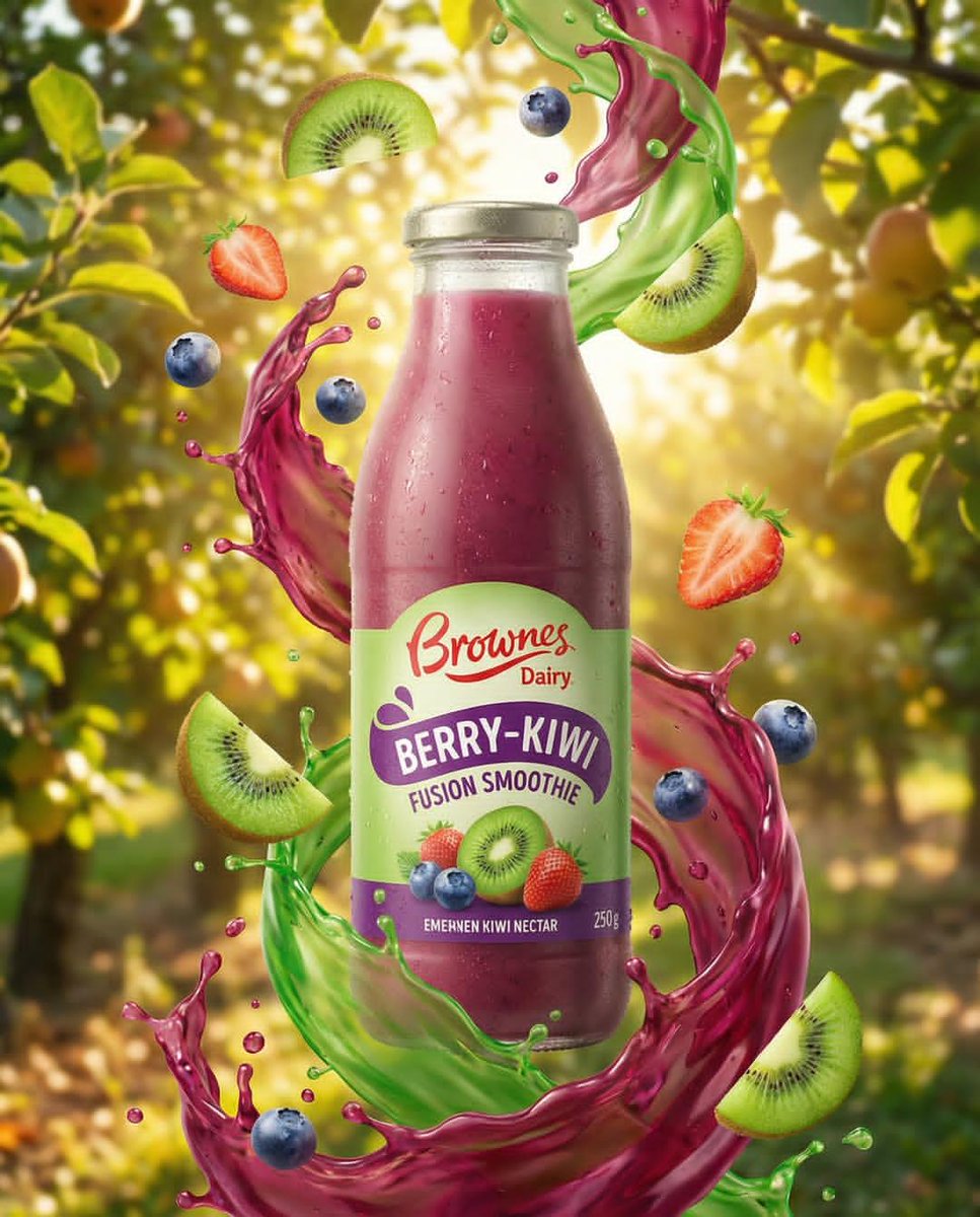 AI Prompt for High-End Product Photography: Dynamic Fruit Drink Bottle Ad