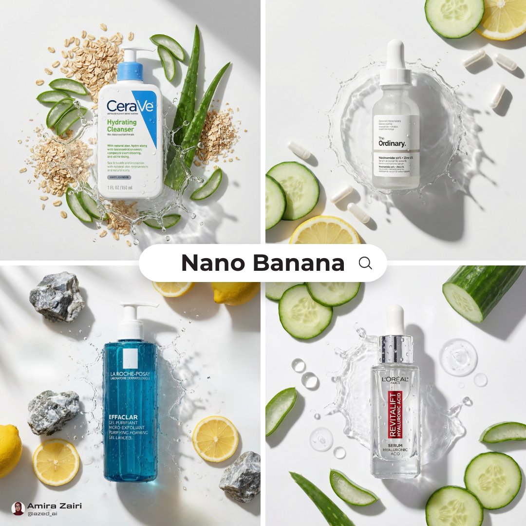 AI Prompt for High-End Skincare Advertising Images