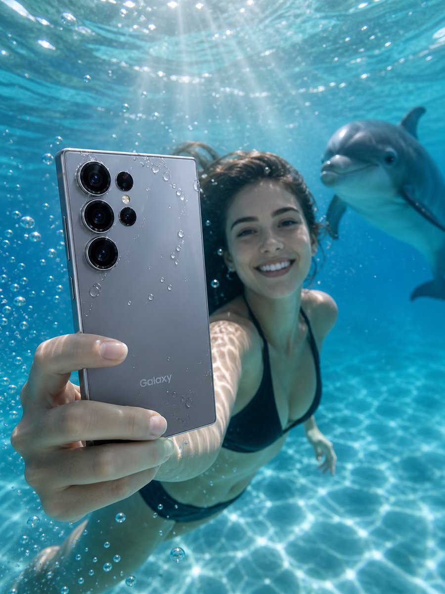 AI Prompt for High-End Underwater Smartphone Product Images