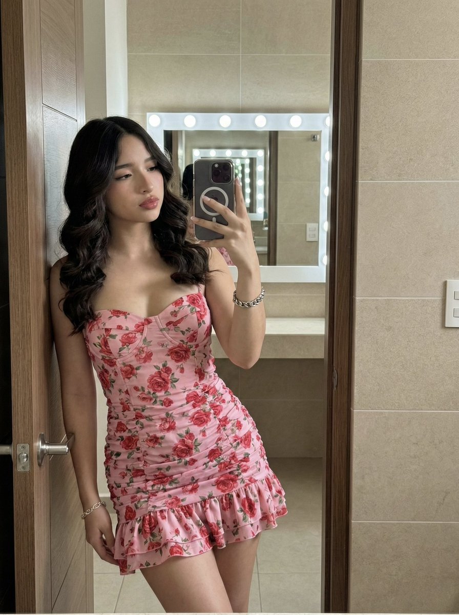AI Prompt for High-Fidelity Mirror Selfie Portrait with Identity Preservation