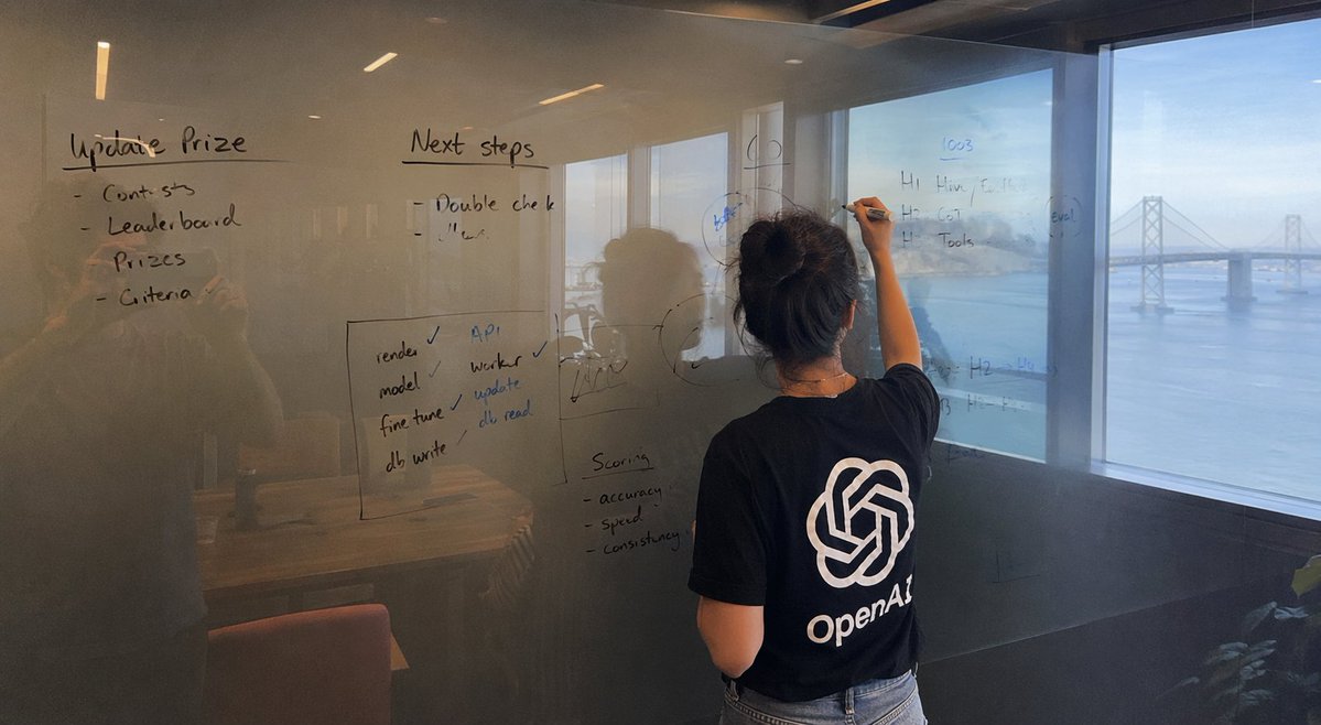 AI Prompt for High-Quality Corporate Photography with Reflections and Handwriting