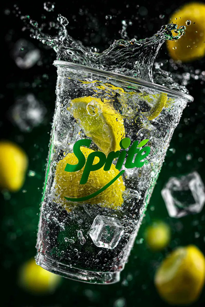 AI Prompt for High-Speed Product Photography of Sparkling Soda Splash
