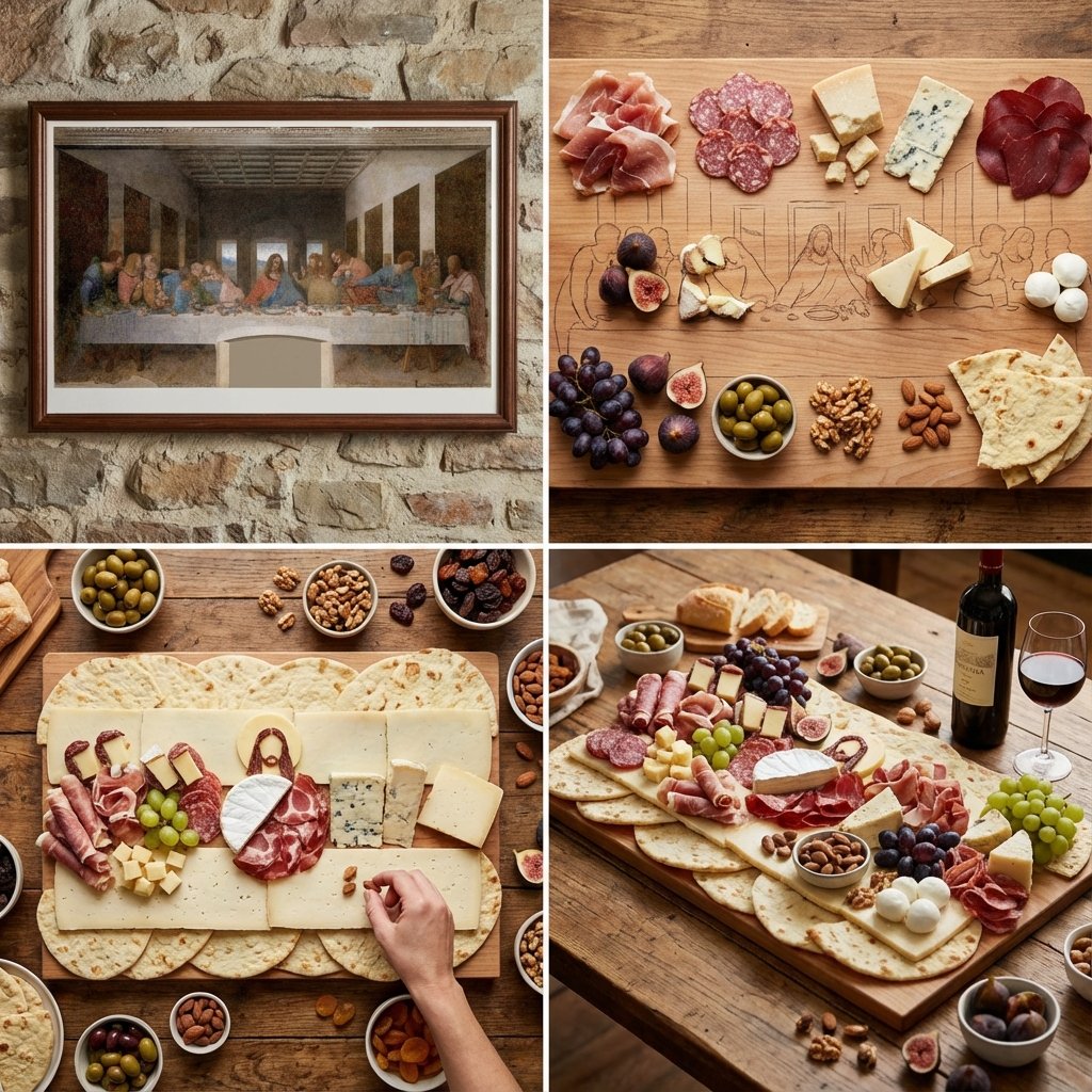 AI Prompt for Historical Food Charcuterie Board Art