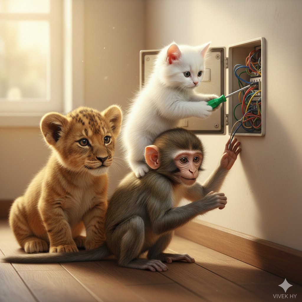 AI Prompt for Humorous Animal Image - Animals, Photography