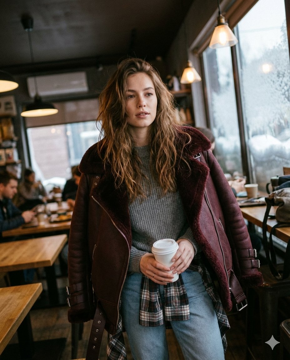AI Prompt for Hyper-Realistic Cafe Portrait