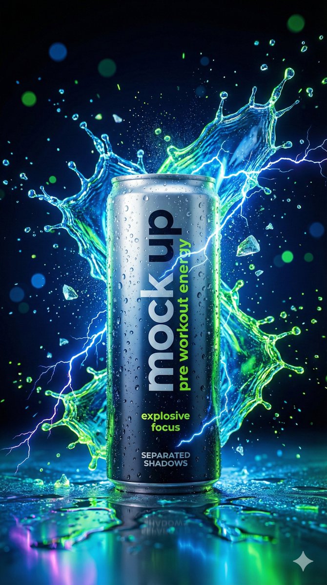 AI Prompt for Hyper-Realistic Energy Drink Photography