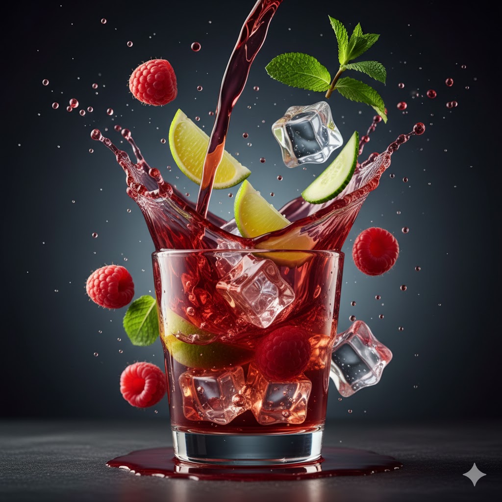 AI Prompt for Hyper-Realistic Floating FoodPhotography with Cinematic Lighting