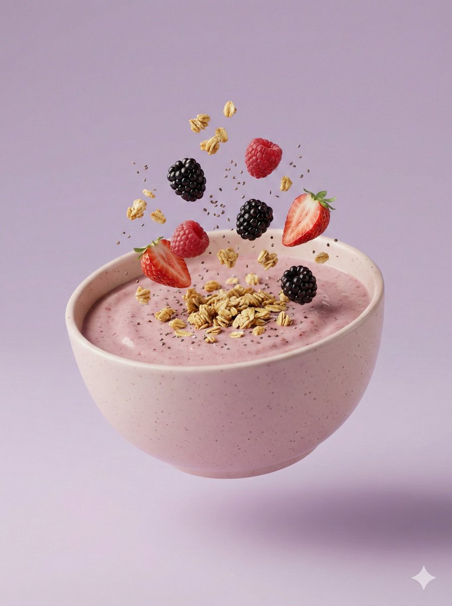 AI Prompt for Hyper-Realistic Food Advertising Images with Splash Effect and Minimalist Composition