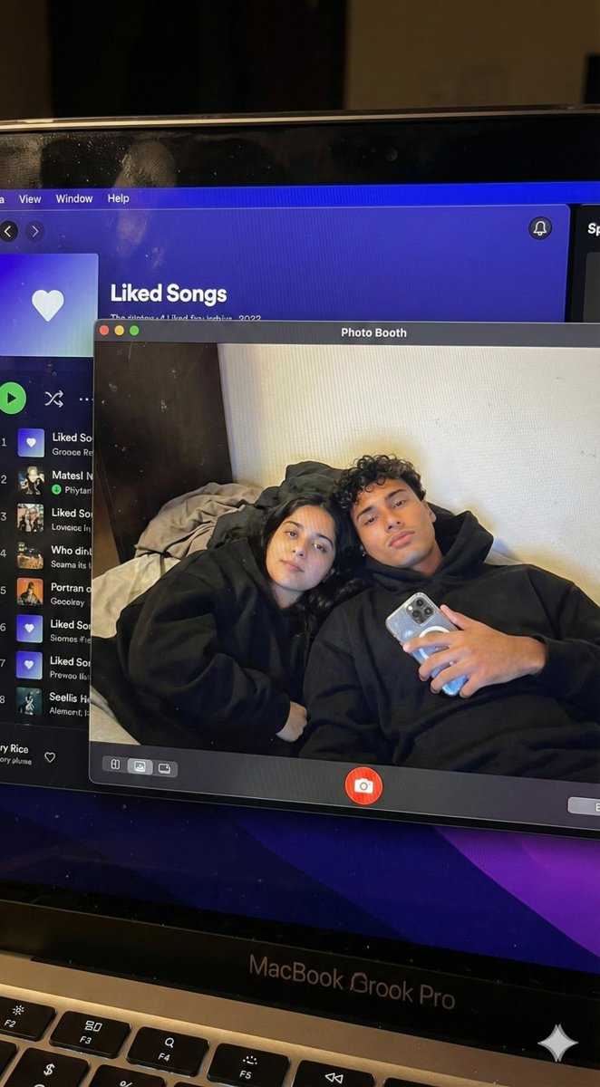 AI Prompt for Hyper-Realistic MacBook Screen Photo Booth Selfie