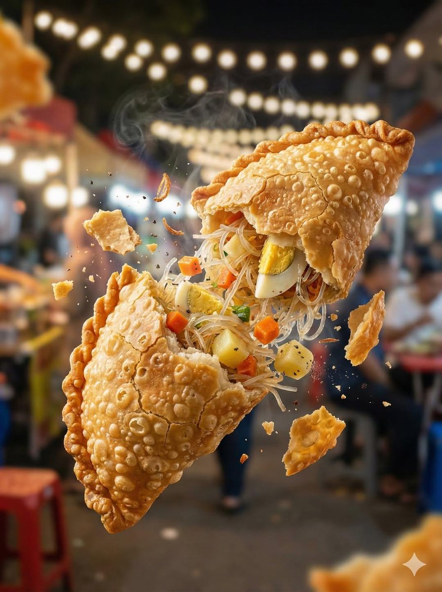 AI Prompt for Hyper-Realistic Macro Food Photography of Martabak Telur
