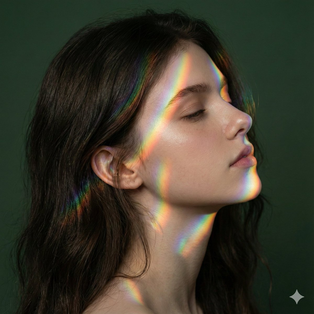 AI Prompt for Hyper-Realistic Portrait with Prism Lighting