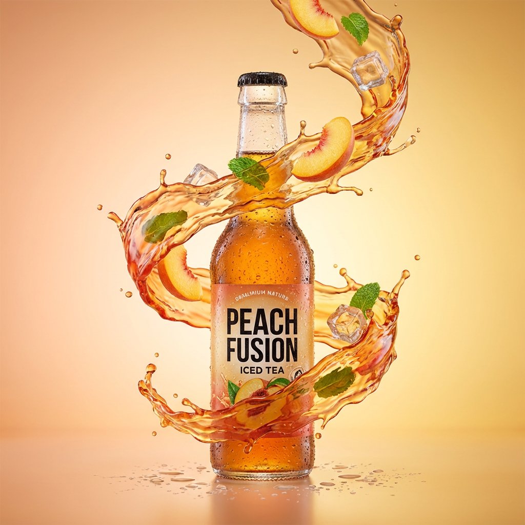 AI Prompt for Hyper-Realistic Product Photography with Liquid Splash Effect