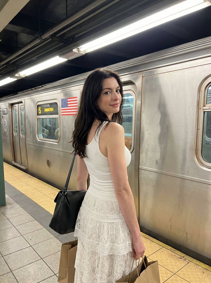 AI Prompt for Hyper-Realistic Street Photography of Young Woman