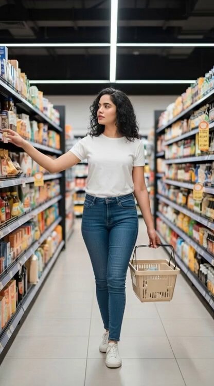 AI Prompt for Hyper-Realistic Supermarket Candid Photos