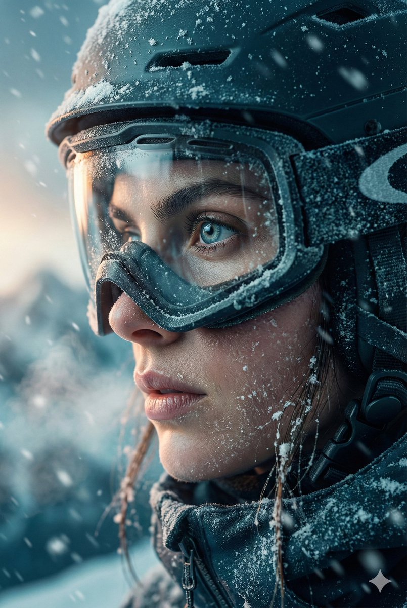 AI Prompt for Hyper-Realistic Winter Sports Portrait with Cinematic Feel