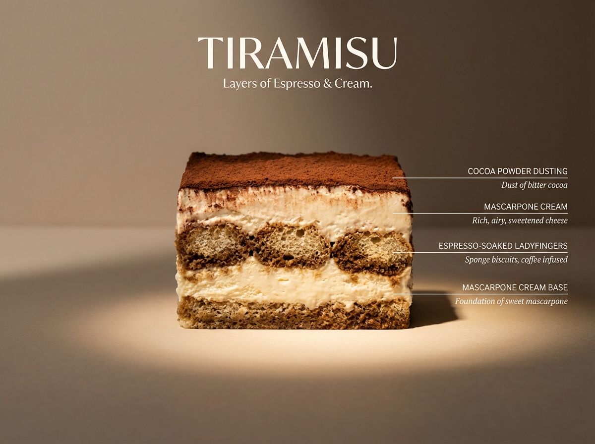 AI Prompt for Hyperreal Tiramisu Architecture with Labels