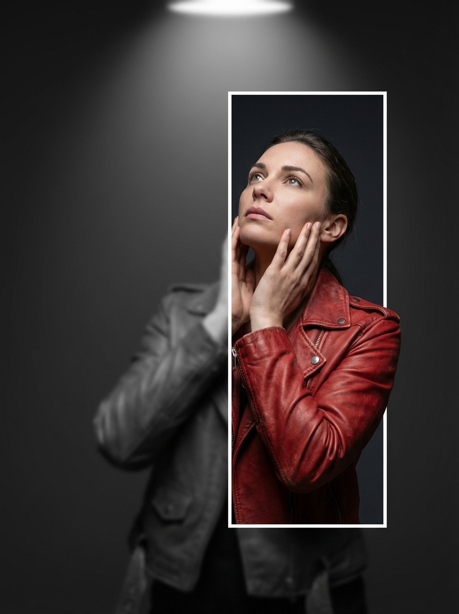 AI Prompt for Hyperrealistic 3D Breaking Frame Portrait with Trompe l'Oeil Effect