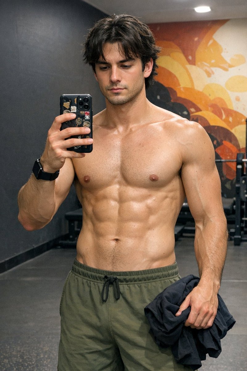 AI Prompt for Indoor Fitness Mirror Selfie: High-Quality Image Generation for Creators