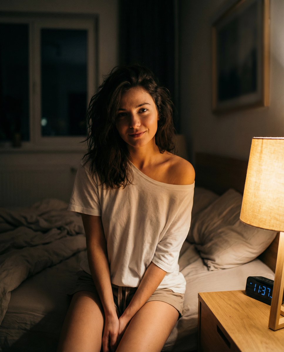 AI Prompt for Intimate iPhone-Style Portrait Photography with Warm Lighting