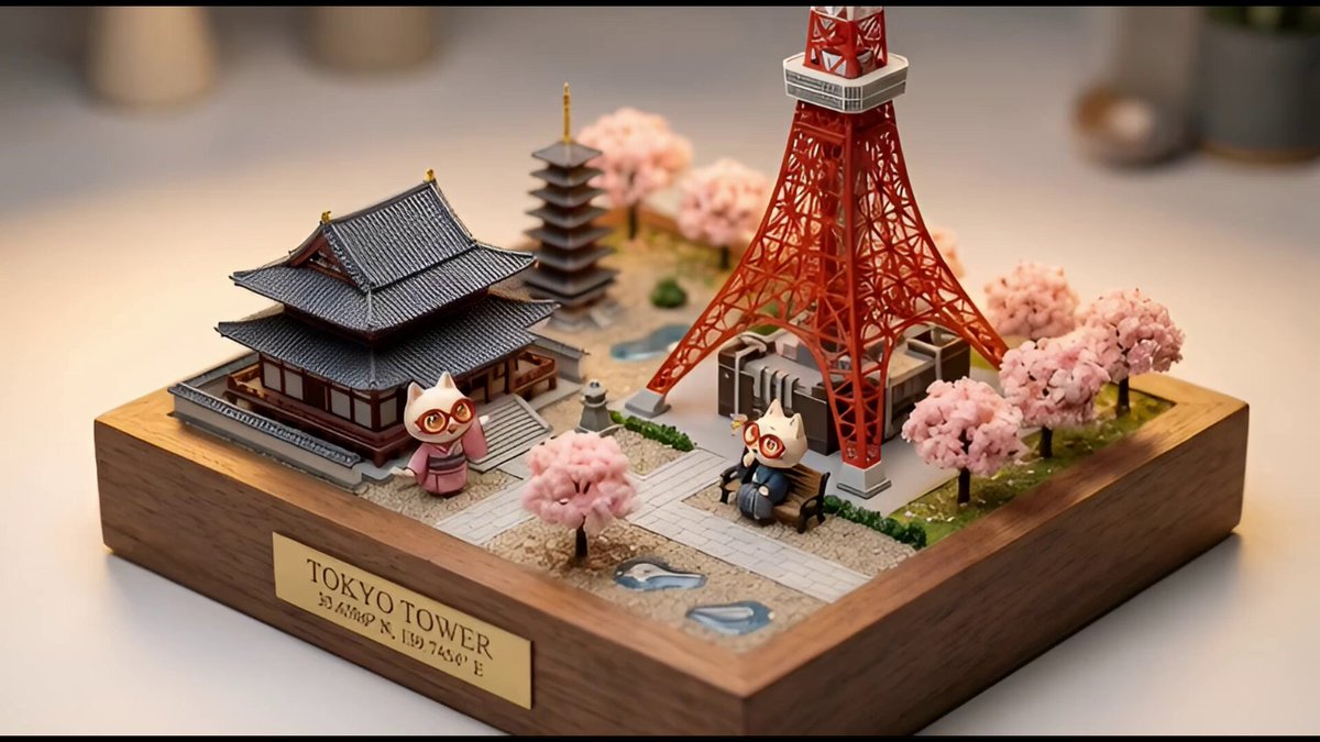 AI Prompt for Isometric Diorama Generation with Geographic Location and Character