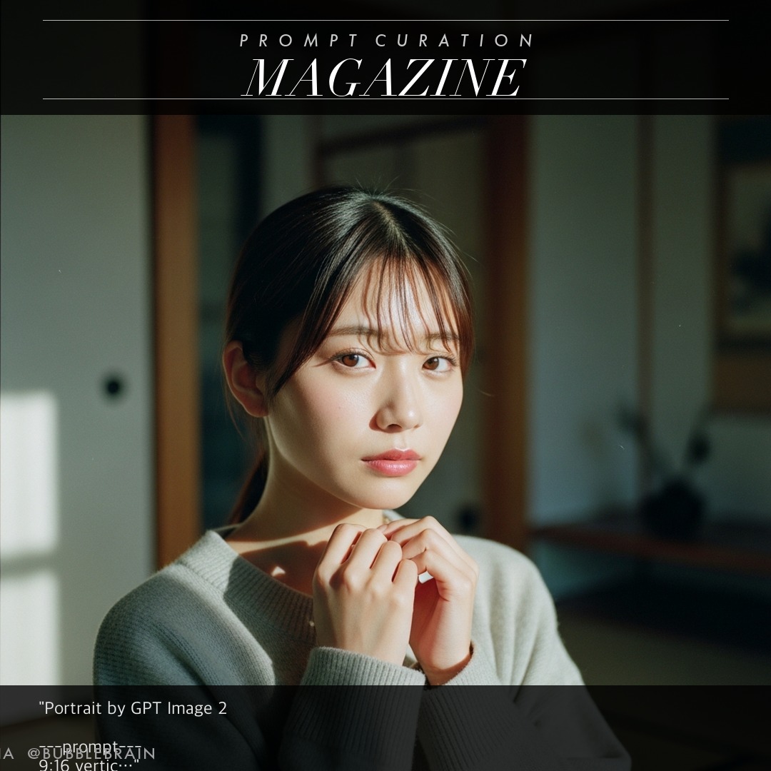 AI Prompt for Japanese Fuji Film Style Portrait Photography