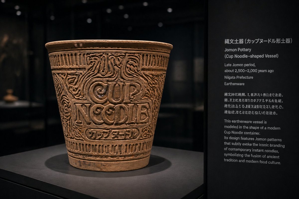 AI Prompt for Japanese-Inspired Modern Container Designs in a Museum Setting
