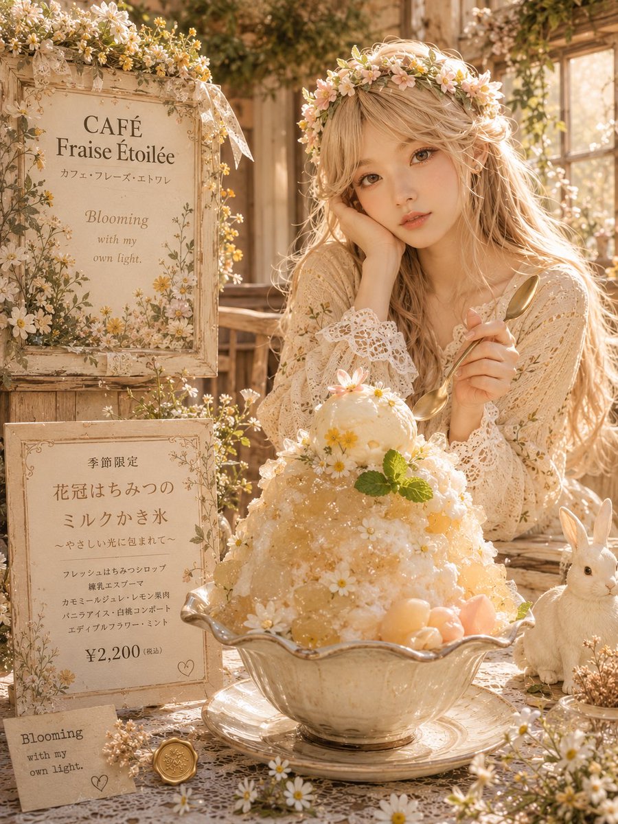 AI Prompt for Japanese Kakigori Café Scene Design