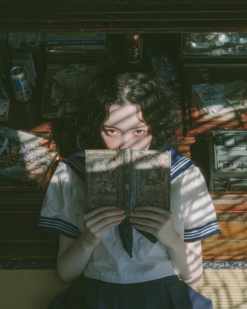 AI Prompt for Japanese Retro Photography Portrait