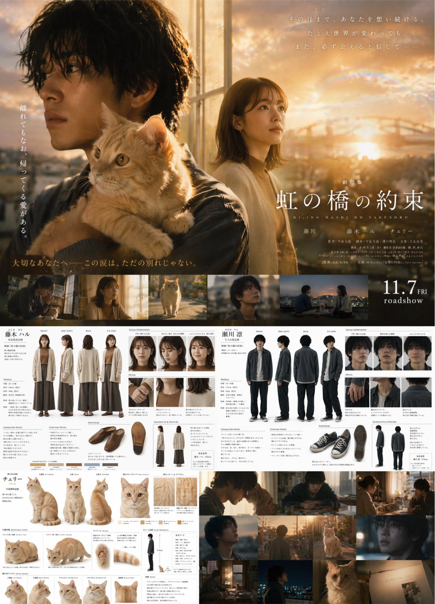 AI Prompt for Live-Action Movie Poster, Character Design, and Storyboard