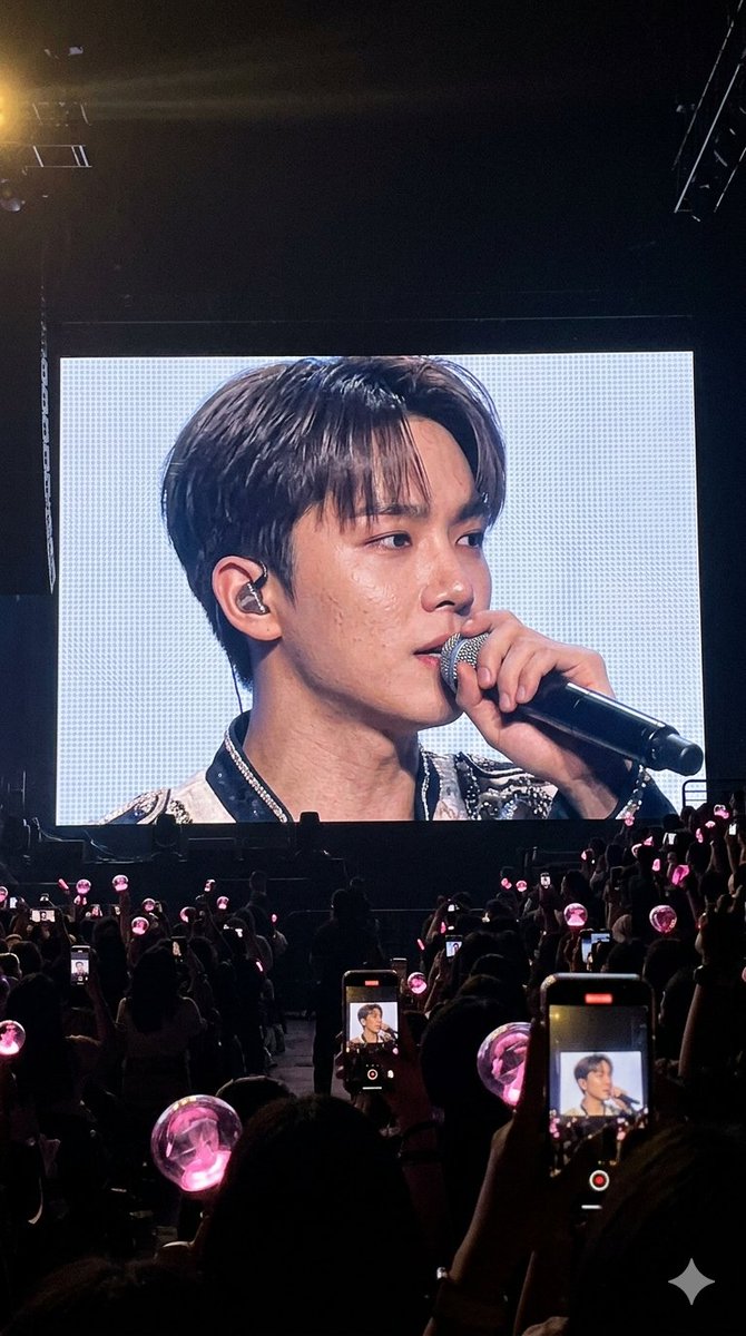 AI Prompt for Live Concert Photography: Vibrant Male Performer on Jumbotron