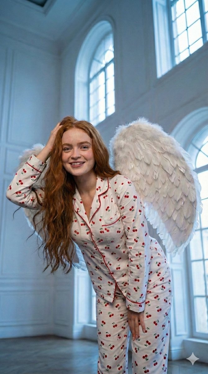 AI Prompt for Low-Angle Portraits with Angel Wings