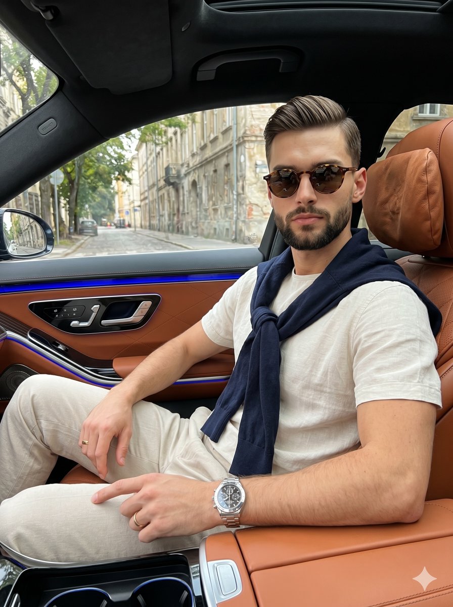 AI Prompt for Luxury Car Interior Photography