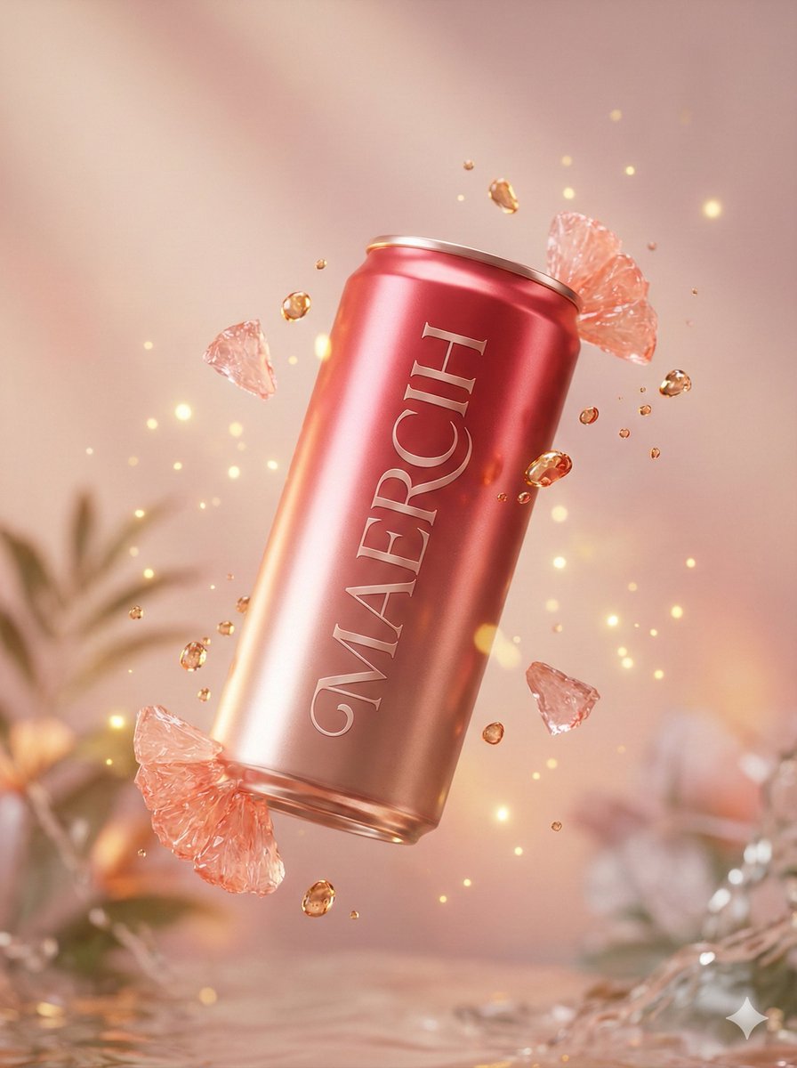 AI Prompt for Luxury Commercial Product Photography of Beverage Cans