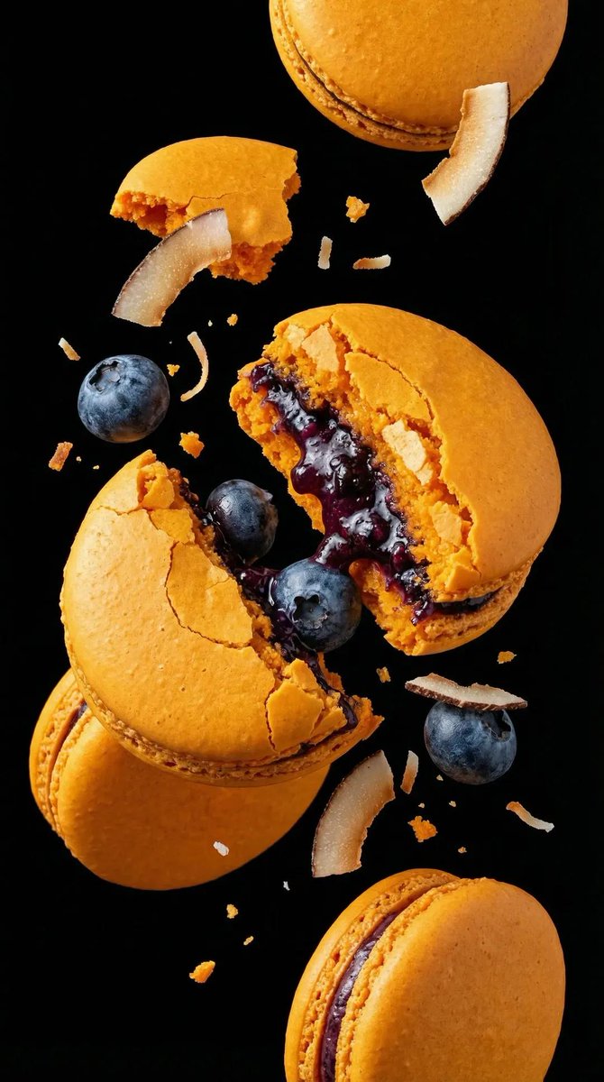 AI Prompt for Luxury Food Photography with Crunchy Shells and Fresh Fruits