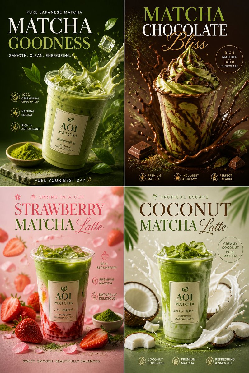 AI Prompt for Luxury Food Product Poster with Realistic Effects