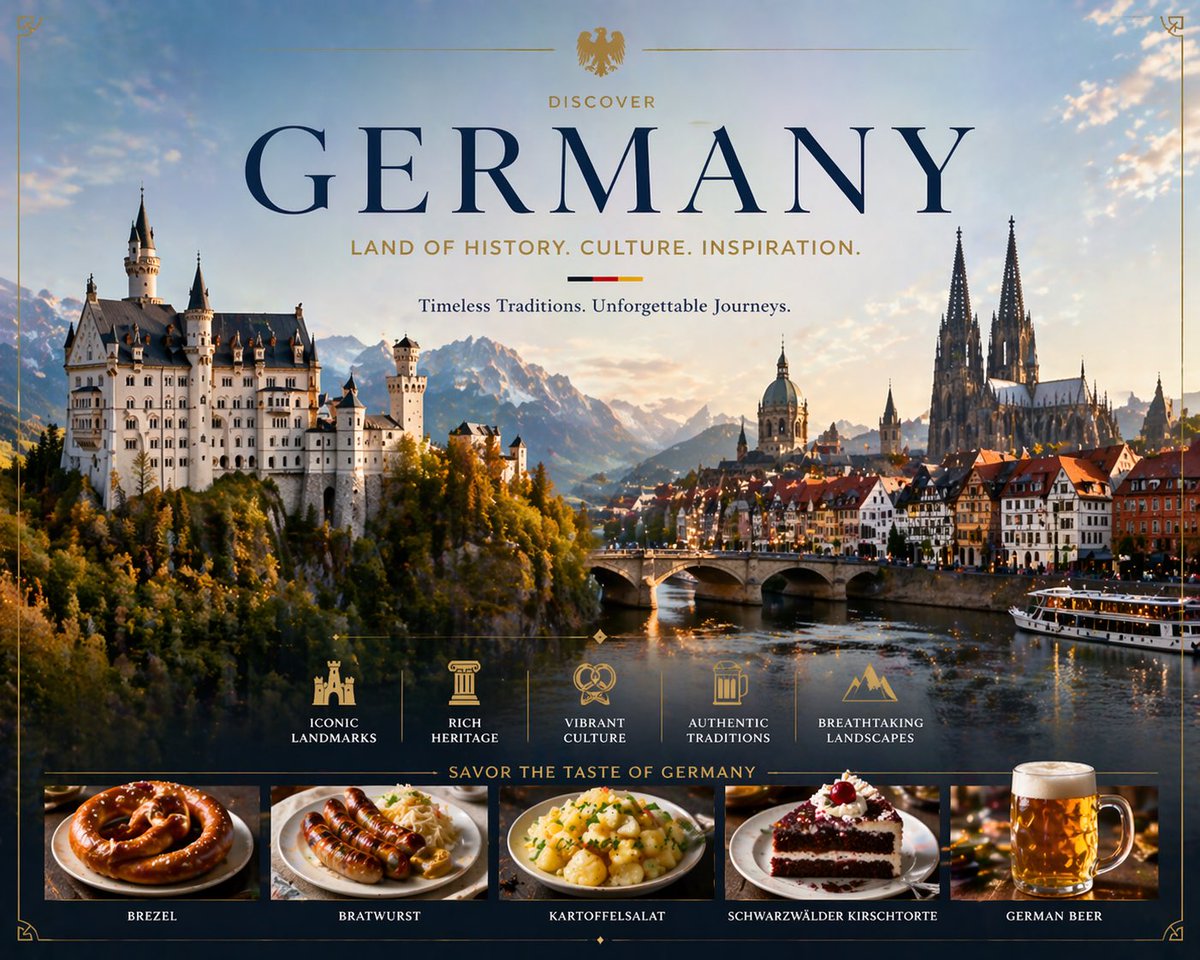 AI Prompt for Luxury Germany Travel Poster Art