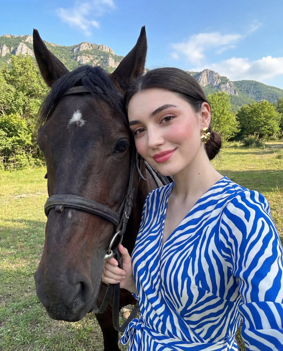 AI Prompt for Luxury Lifestyle Portrait with Horse - Gemini Nano Banana Pro