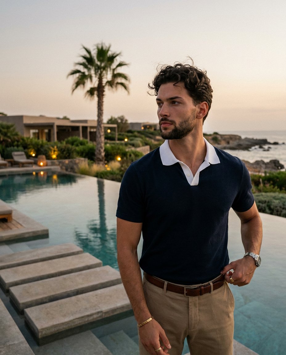 AI Prompt for Luxury Male Editorial Portrait Photography