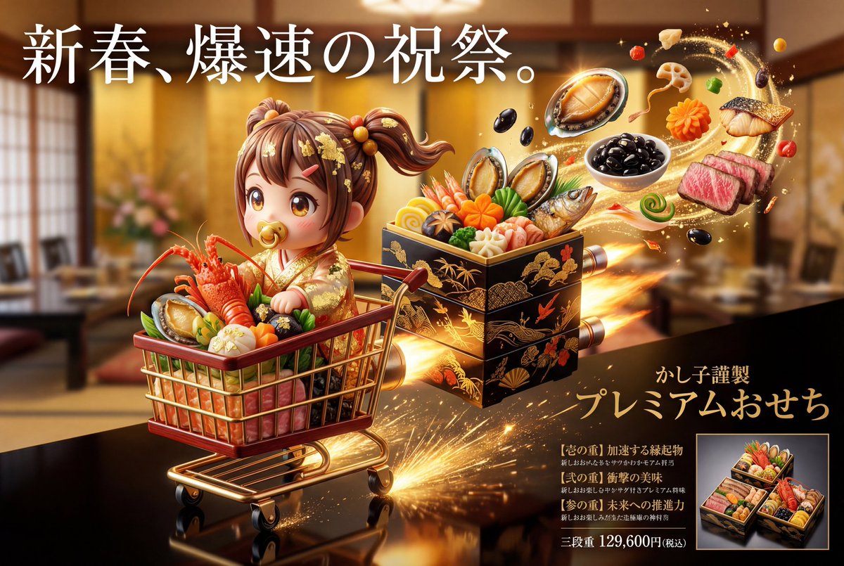 AI Prompt for Luxury Osechi Food Photography: Generate New Year's Food Visuals