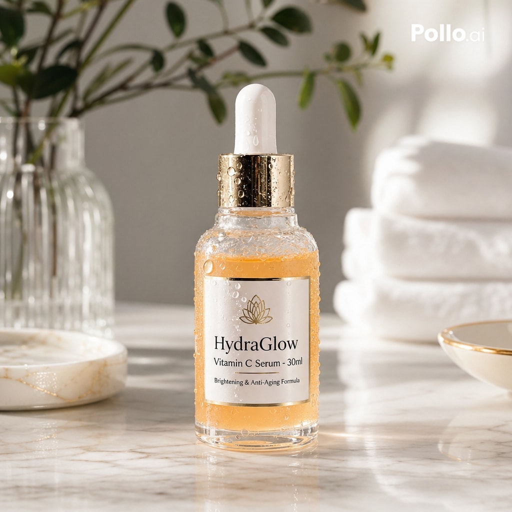 AI Prompt for Luxury Skincare Product Photography E-commerce Image