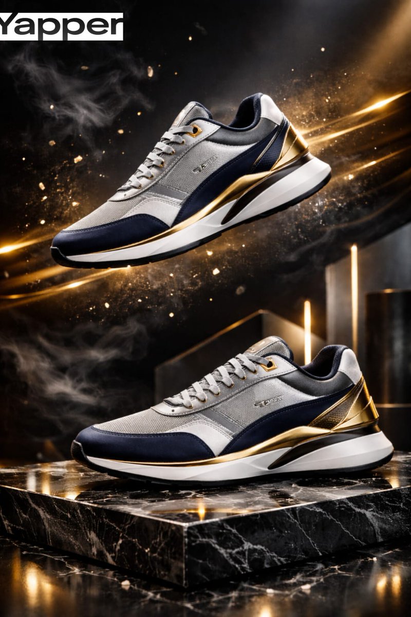 AI Prompt for Luxury Sneaker Photography with Cinematic Lighting