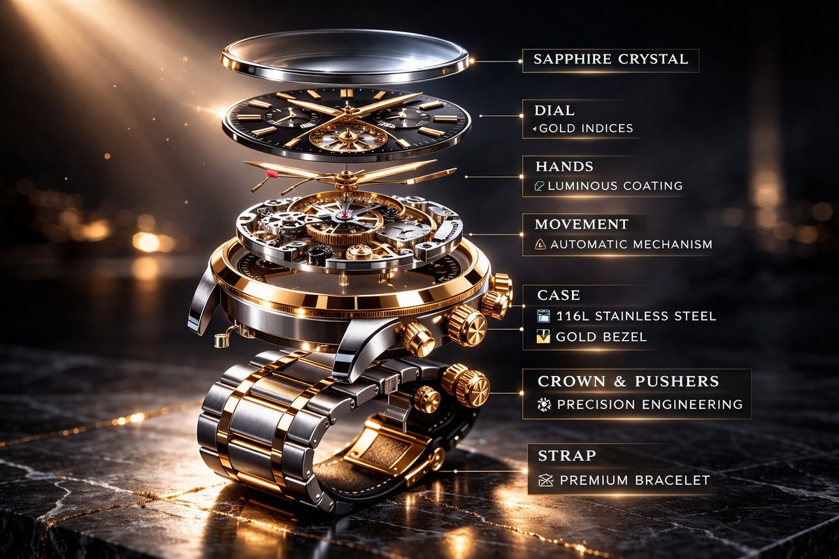 AI Prompt for Luxury Watch Product Photography
