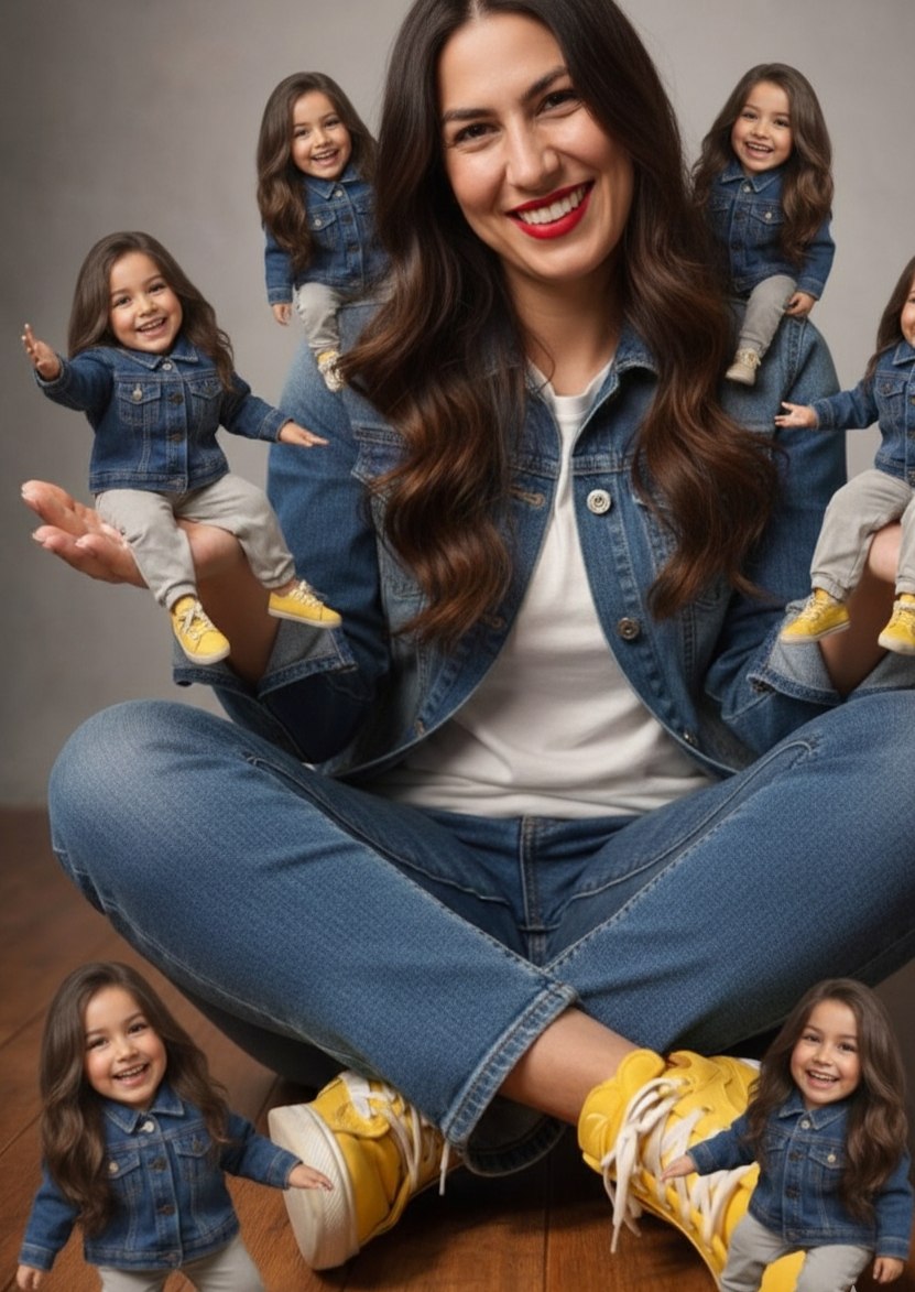 AI Prompt for Miniature Clone Studio Portrait Photography