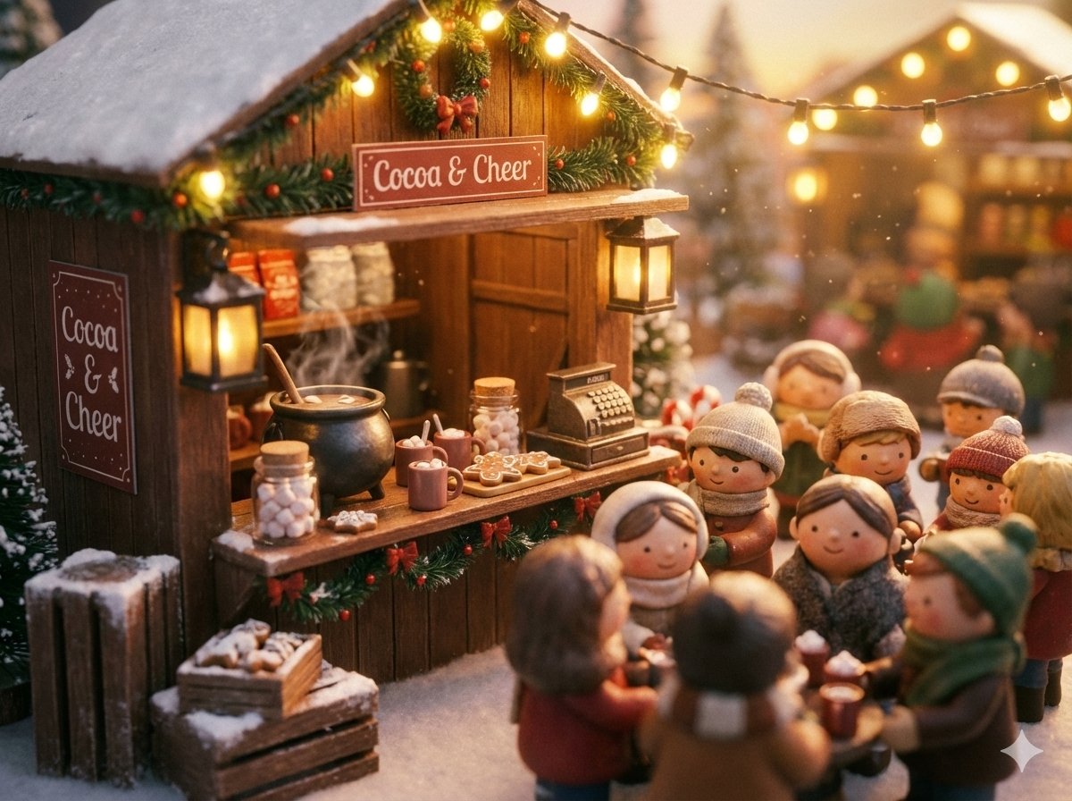 AI Prompt for Miniature Diorama Photography with Tilt-Shift Effects