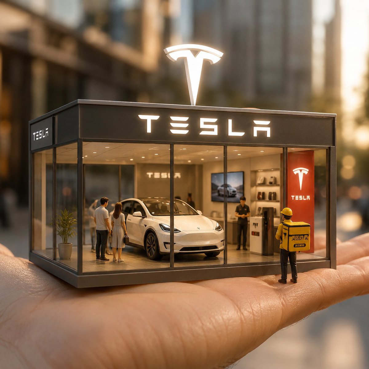 AI Prompt for Miniature Product Showroom