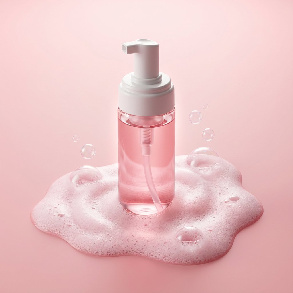 AI Prompt for Minimalist E-commerce Product Photography with Bubbles