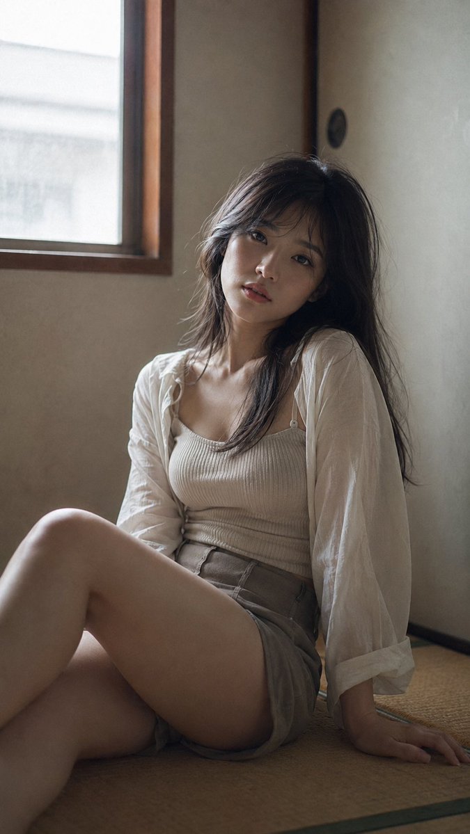 AI Prompt for Minimalist Japanese Washitsu Indoor Portrait Photography