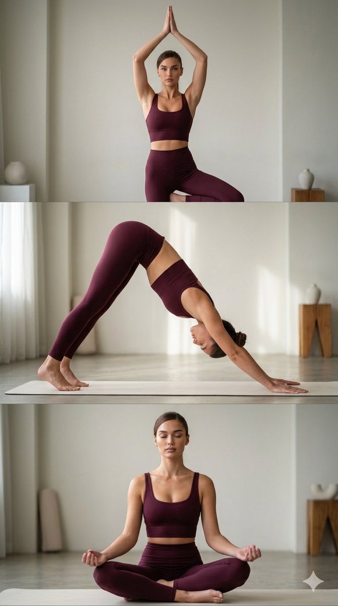 AI Prompt for Minimalist Yoga Editorial Photographic Layout