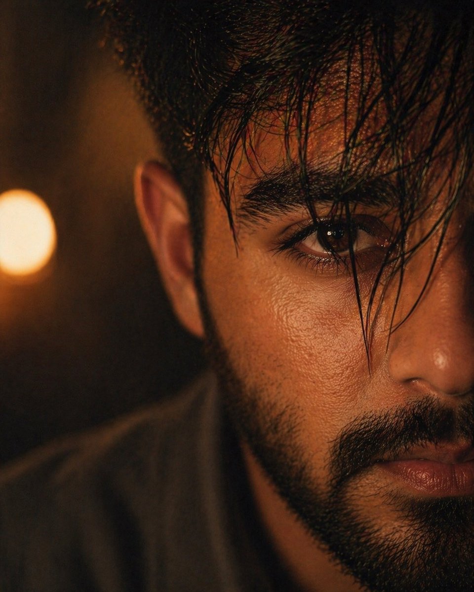 AI Prompt for Moody Cinematic Male Portrait Photography