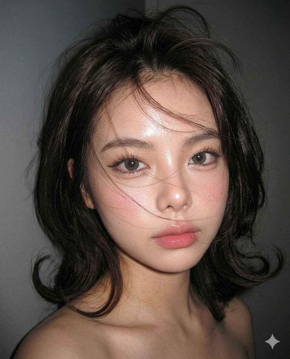 AI Prompt for Moody Digital Camera Aesthetic - Early 2000s Editorial Portrait